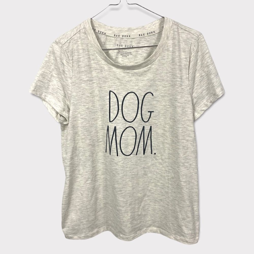 Rae Dunn Ivory Dog Mom Shirt